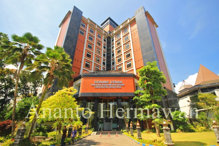 Universitas brawijaya rektorat gedung malang fib traveller nampak dan