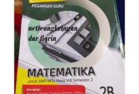 Materi matematika kelas 8 semester 2 kurikulum 2013