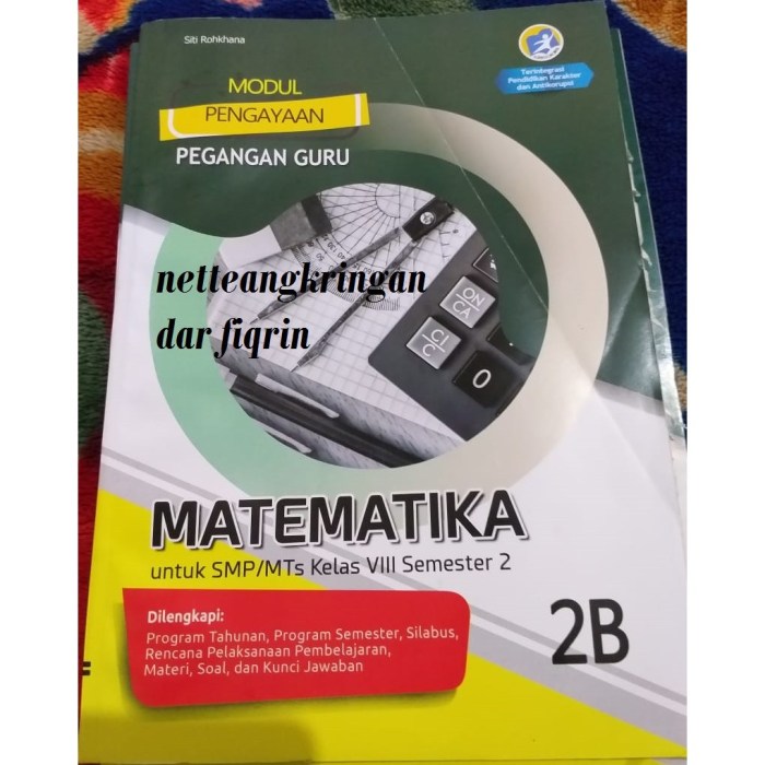 Materi matematika kelas 8 semester 2 kurikulum 2013