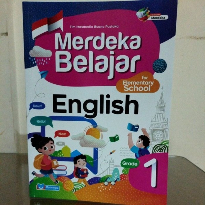 Materi bahasa inggris kelas 1 sd kurikulum merdeka