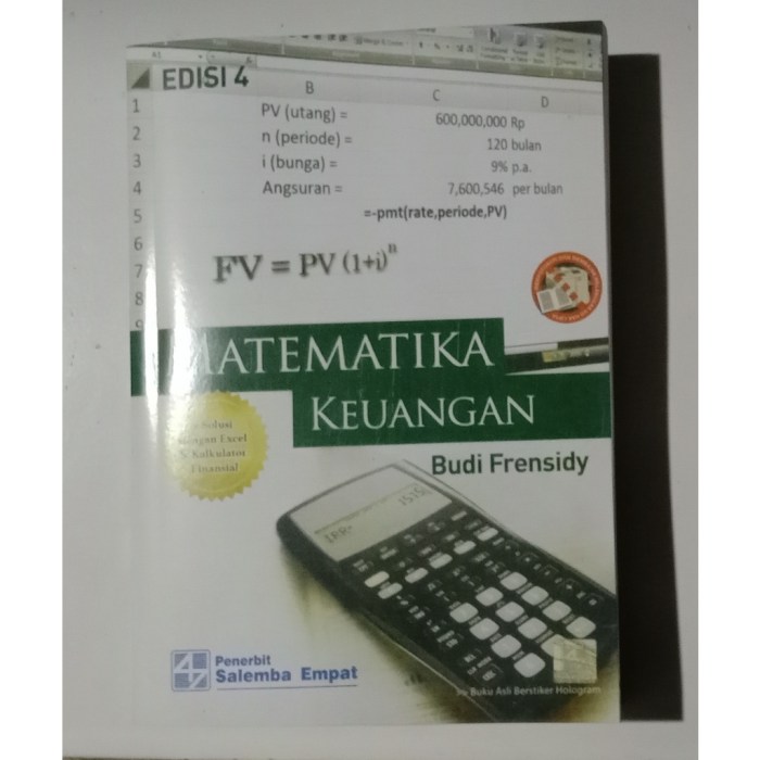 Buku matematika keuangan budi frensidy