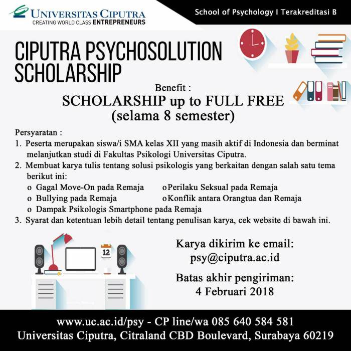 Universitas ciputra beasiswa