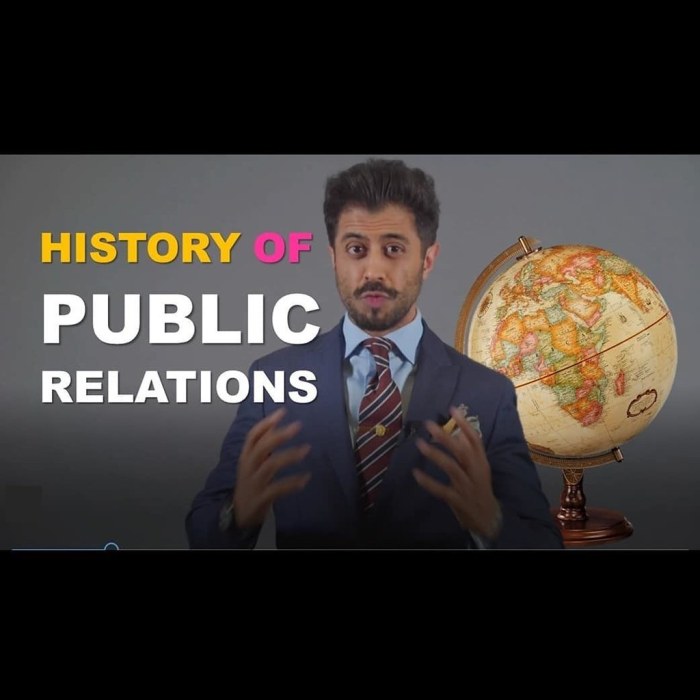 Public relations history incredibly interesting american long