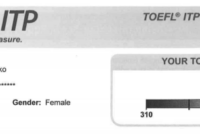 Cara menghitung skor toefl itp