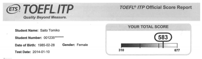 Cara menghitung skor toefl itp