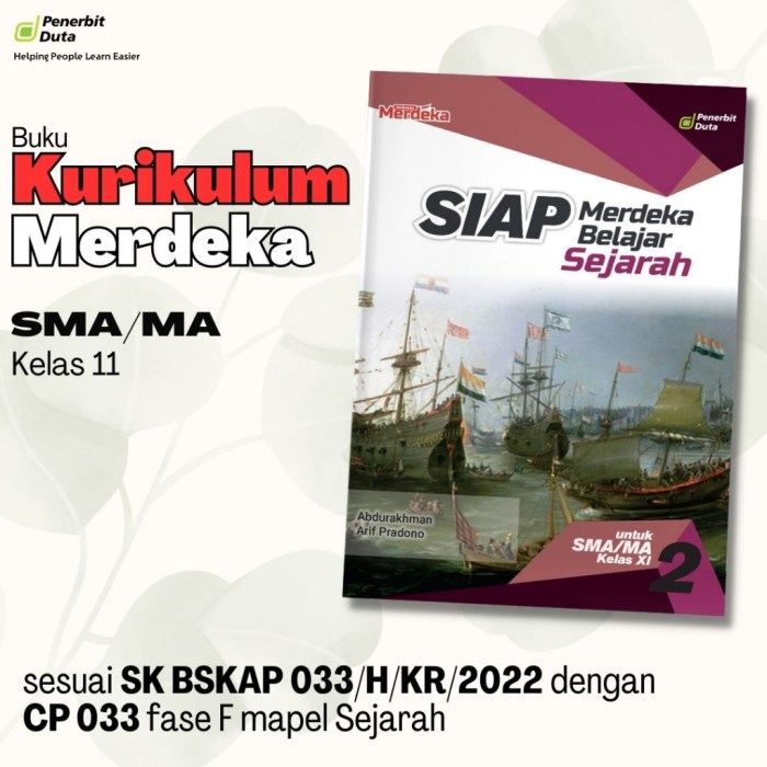 Sejarah kelas 11 kurikulum merdeka