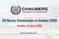 University scholarships sweden chalmers technology scholarship partial