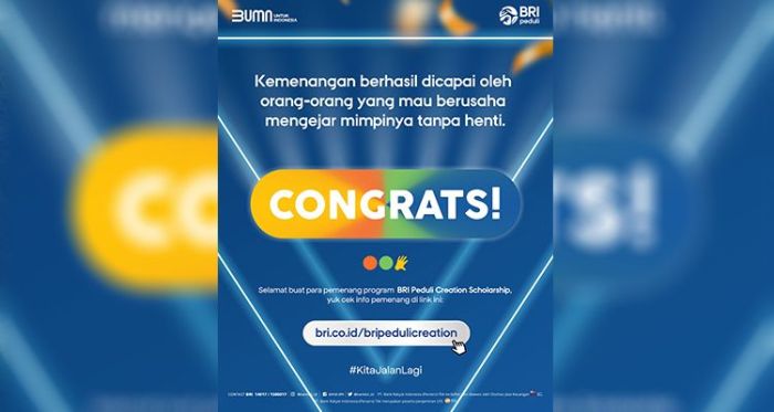 Beasiswa s1 dari bri peduli creation scholarship