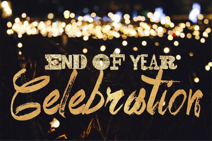 Year celebration end stock theme picture