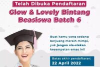 Glow lovely bintang beasiswa s1 1