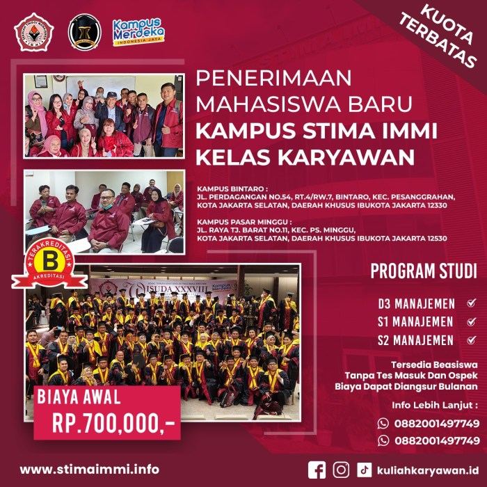 Universitas kelas karyawan di jakarta