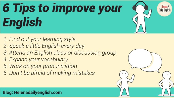 English language skills improve learning conversation everyday