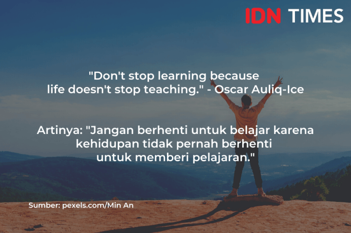 Inggris kata bijak inspiratif penuh makna