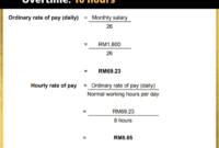 Overtime malaysia calculator law calculation rate labour salary payroll pay employment act hours 1955 employee per work example monthly month