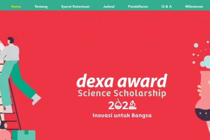 Scholarship dexa kuliah kesempatan beasiswa negeri