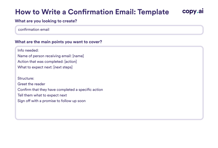 Membalas email konfirmasi dalam bahasa inggris