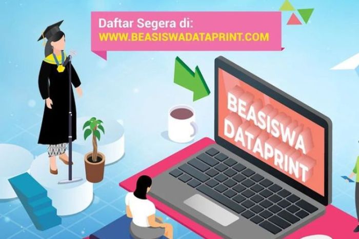 Beasiswa dataprint untuk pelajar smp sma dan mahasiswa