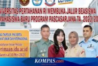 Beasiswa s2 di universitas pertahanan indonesia 2