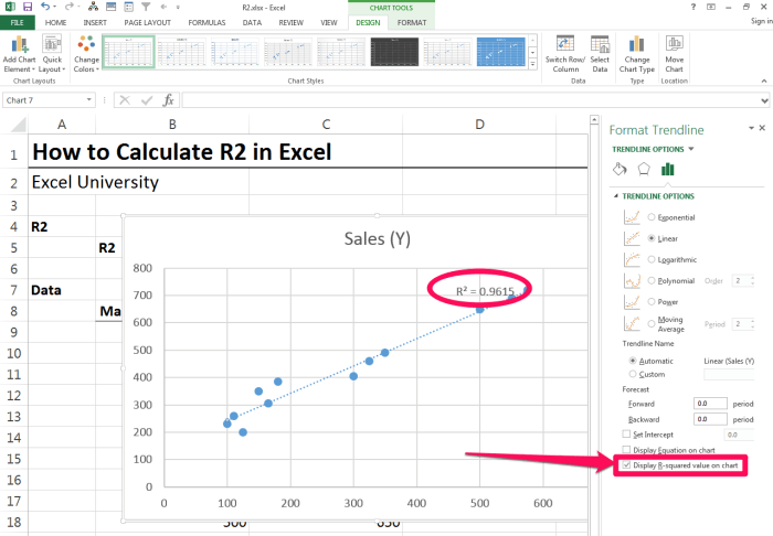 Cara mencari r hitung dengan excel