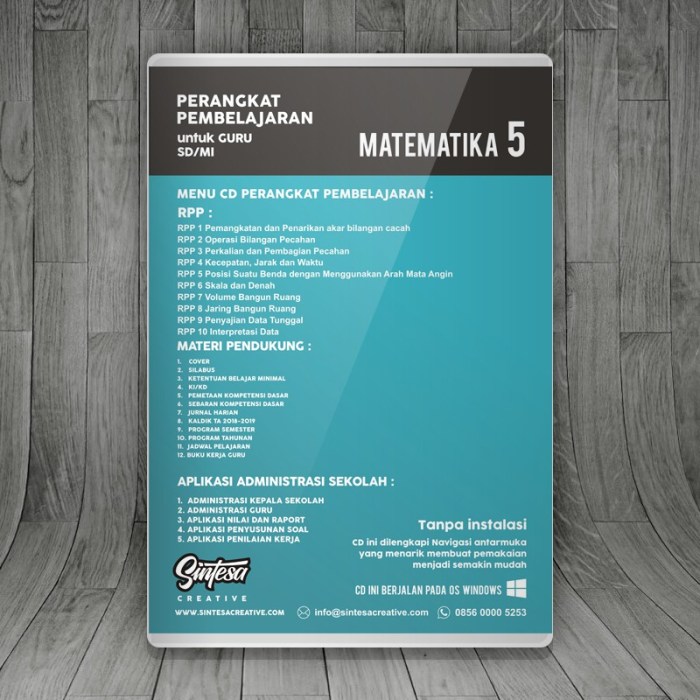 Download rpp matematika kelas 5 semester 1