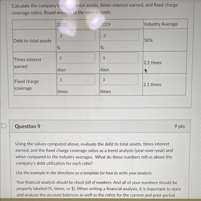 Liabilities calculate