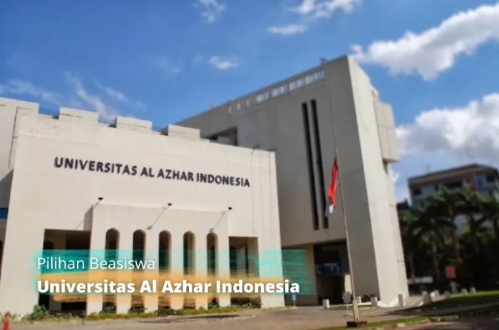 Beasiswa s1 di universitas al azhar indonesia