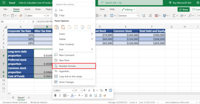 Cara menghitung cost of fund