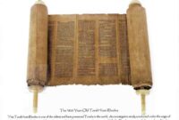 Torah oldest scroll complete bologna university pentateuch contents world