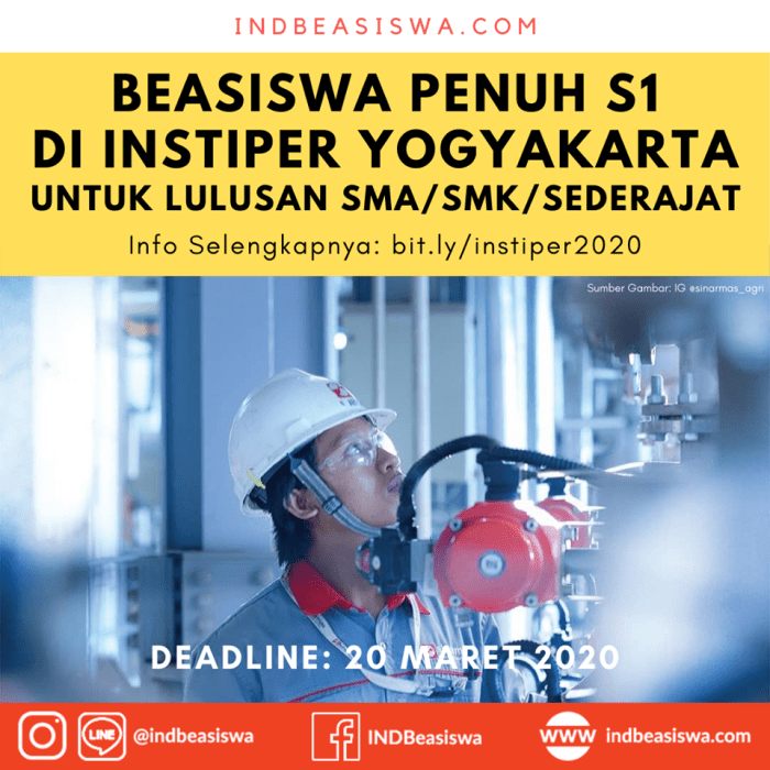 Beasiswa s1 smart planters di instiper yogyakarta 2