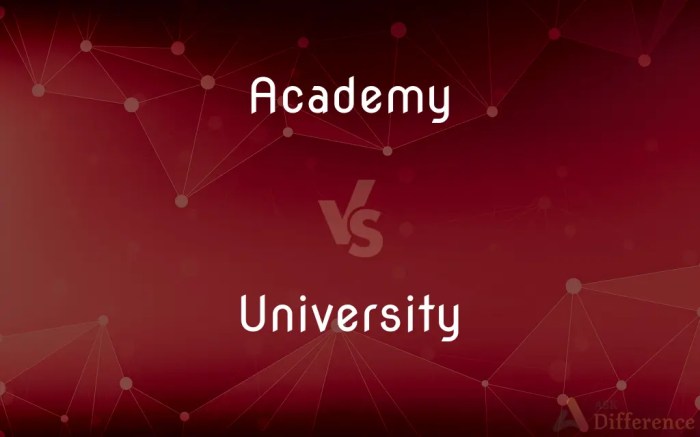 Academy difference