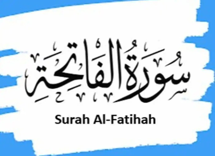 Arti al fatihah dalam bahasa inggris