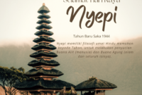 Nyepi raya suasana tradisi berusia konservasi larangan fakta umat seputar ohfact balinese menikmati berwisata masyarakat sepi tapi tetap aktivitas setuju