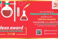 Dexa award science scholarship s2 1