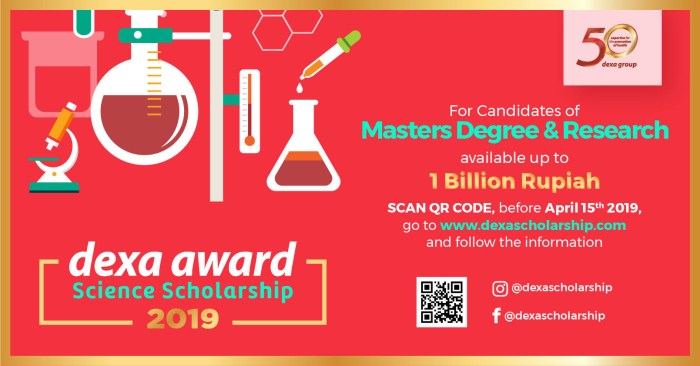 Dexa award science scholarship s2 1