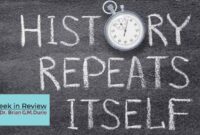 History repeats itself learn day cyclical yesterday repetitive words again over who fail those illustration prompt further historical explore events