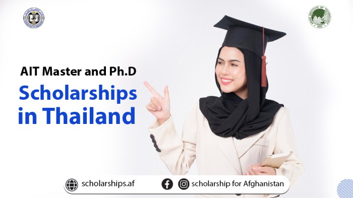 Ait scholarships thailand institute asian technology pathum thani scholarship full