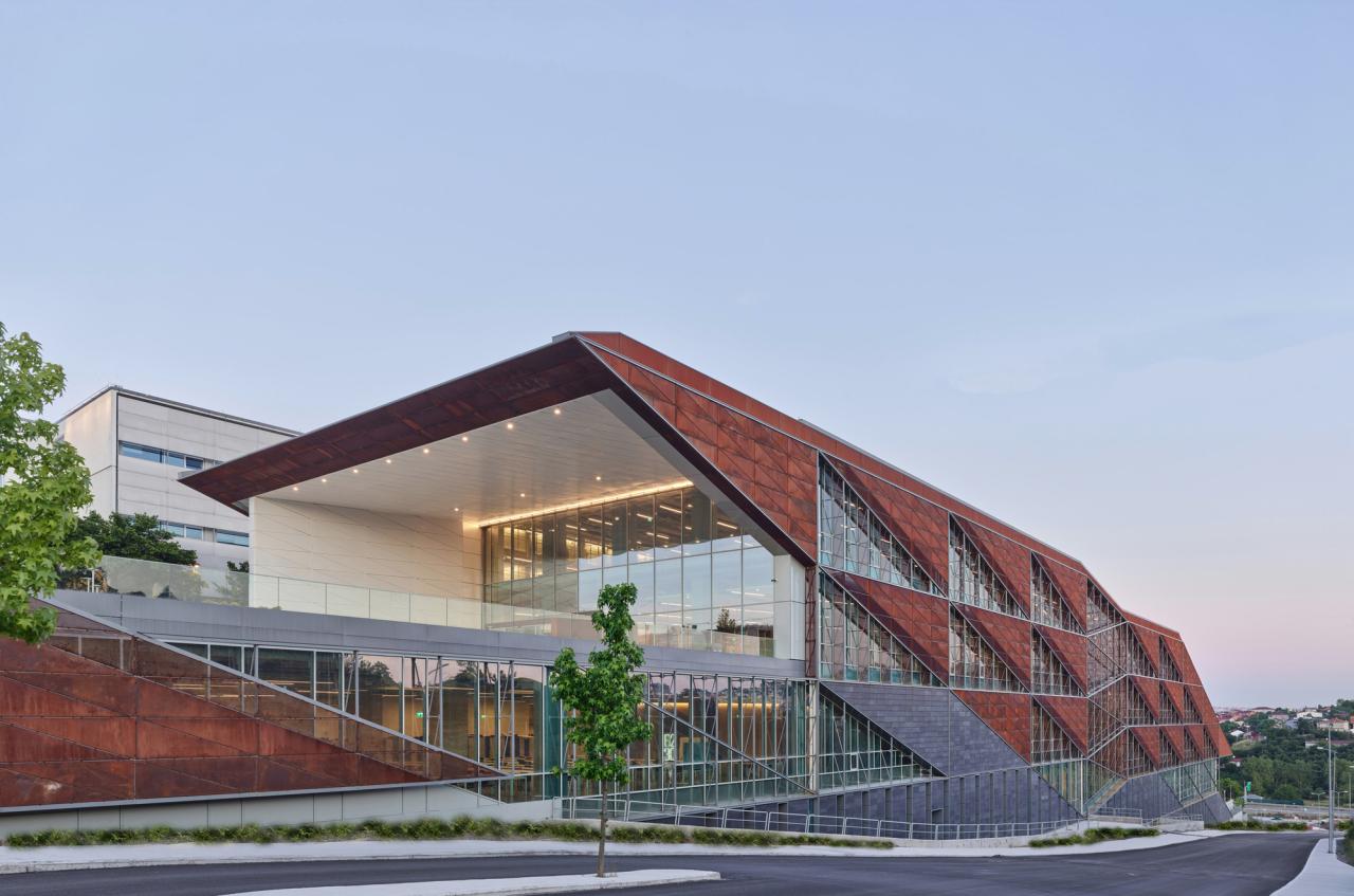 Bergen faculty fine university music snohetta arts snøhetta architecture building aluminum academy floornature facade norway national year wall majewski tomasz