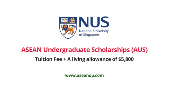 Asean undergraduate scholarship