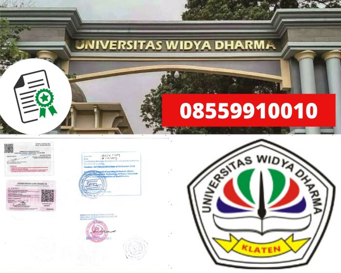 Alamat universitas widya dharma klaten