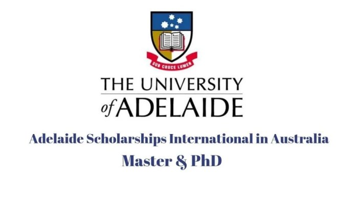 Beasiswa s2 dan s3 di university of adelaide australia 2