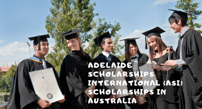 Adelaide international scholarship s3 2