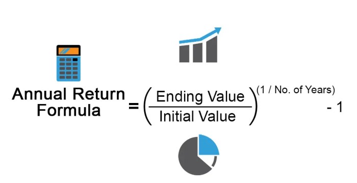 Return annual formula calculate example value years initial