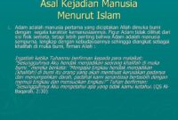 Sejarah manusia menurut islam