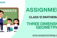 Contoh soal dimensi tiga kelas 12