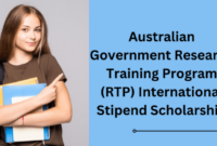 Australian government research training program rtp international stipend scholarship university of new england s2 s3 2