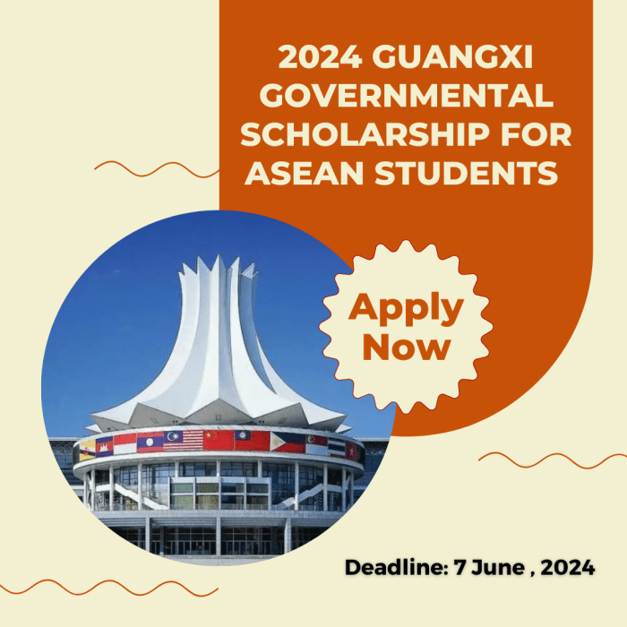 Guangxi government scholarship for asean students s1 1