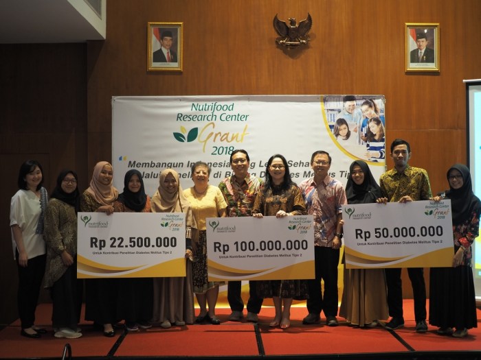 Beasiswa skripsi tesis dan riset dari nutrifood research center grant