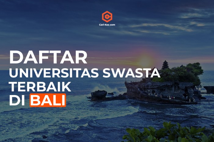 Universitas yang bisa kuliah sambil kerja di bali