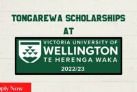 Tongarewa scholarship victoria university of wellington s2 2