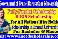 Beasiswa diploma s1 dan s2 dari bdgs di brunei darussalam